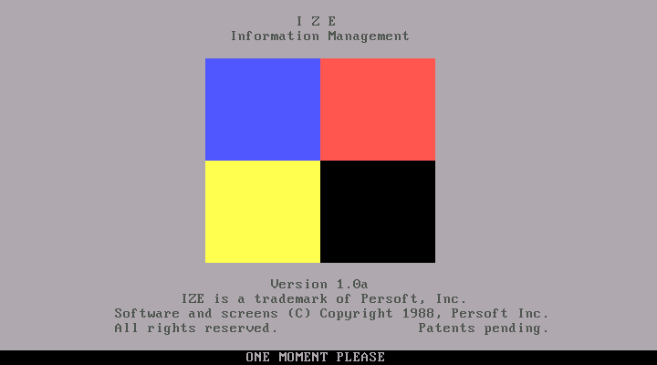 IZE 1.0a - Splash
