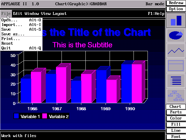 Applause II - Graph 1